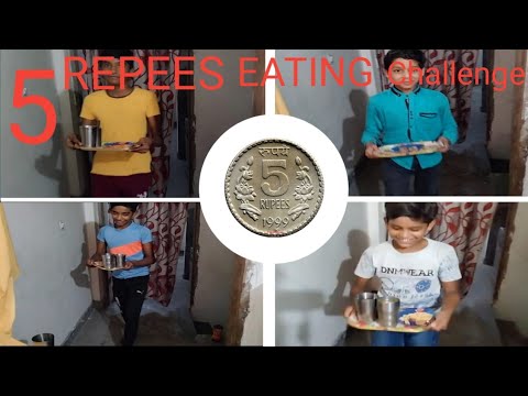 5 Rupees Eating Challenge | Fun Studio