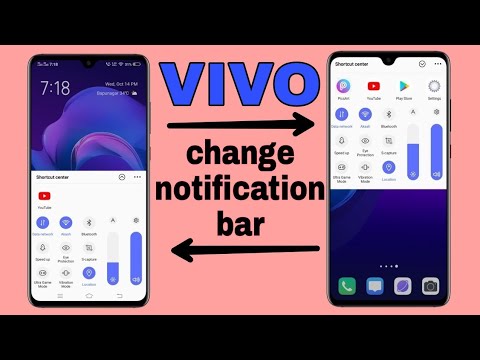 How to change notification bar on vivo  |vivo y20 y11 y91 | Notification Bar kaise change kare